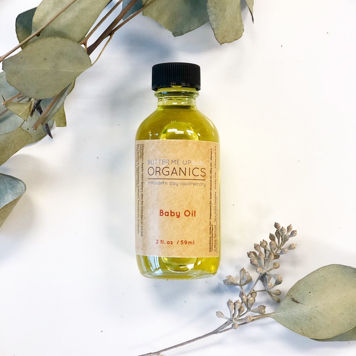 Organic Gentle Baby Oil - AmethystFox