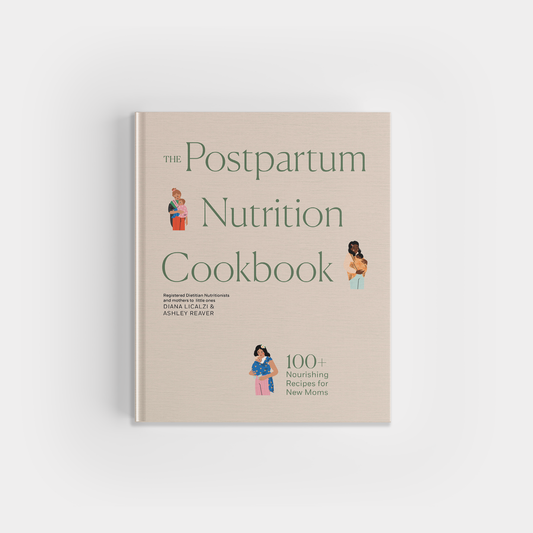 'The Postpartum Nutrition Cookbook' Hardcover Book