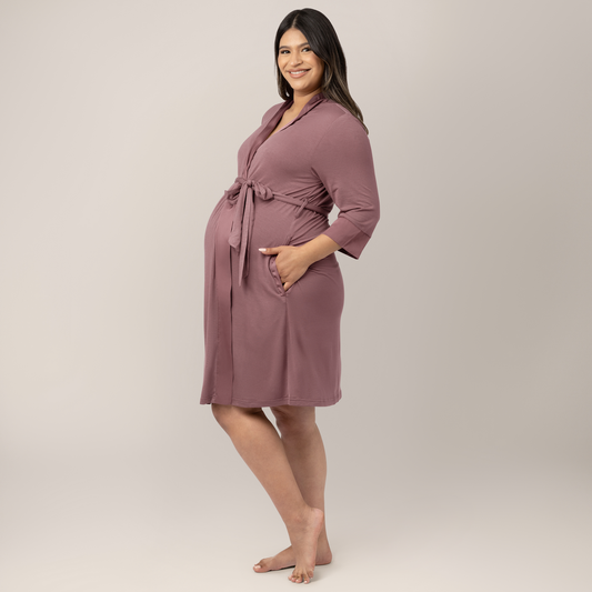 Nursing-Friendly Postpartum Robe