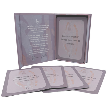 Birth Affirmations Card Deck - AmethystFox