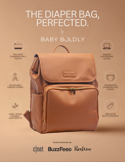 The Hands-free Diaper Bag: Backpack - AmethystFox