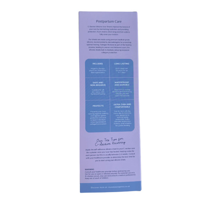 Reusable C-Section Silicone Scar Patches