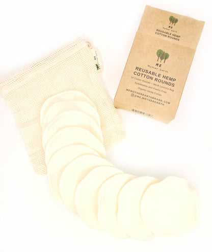 Reusable Hemp Cotton Rounds