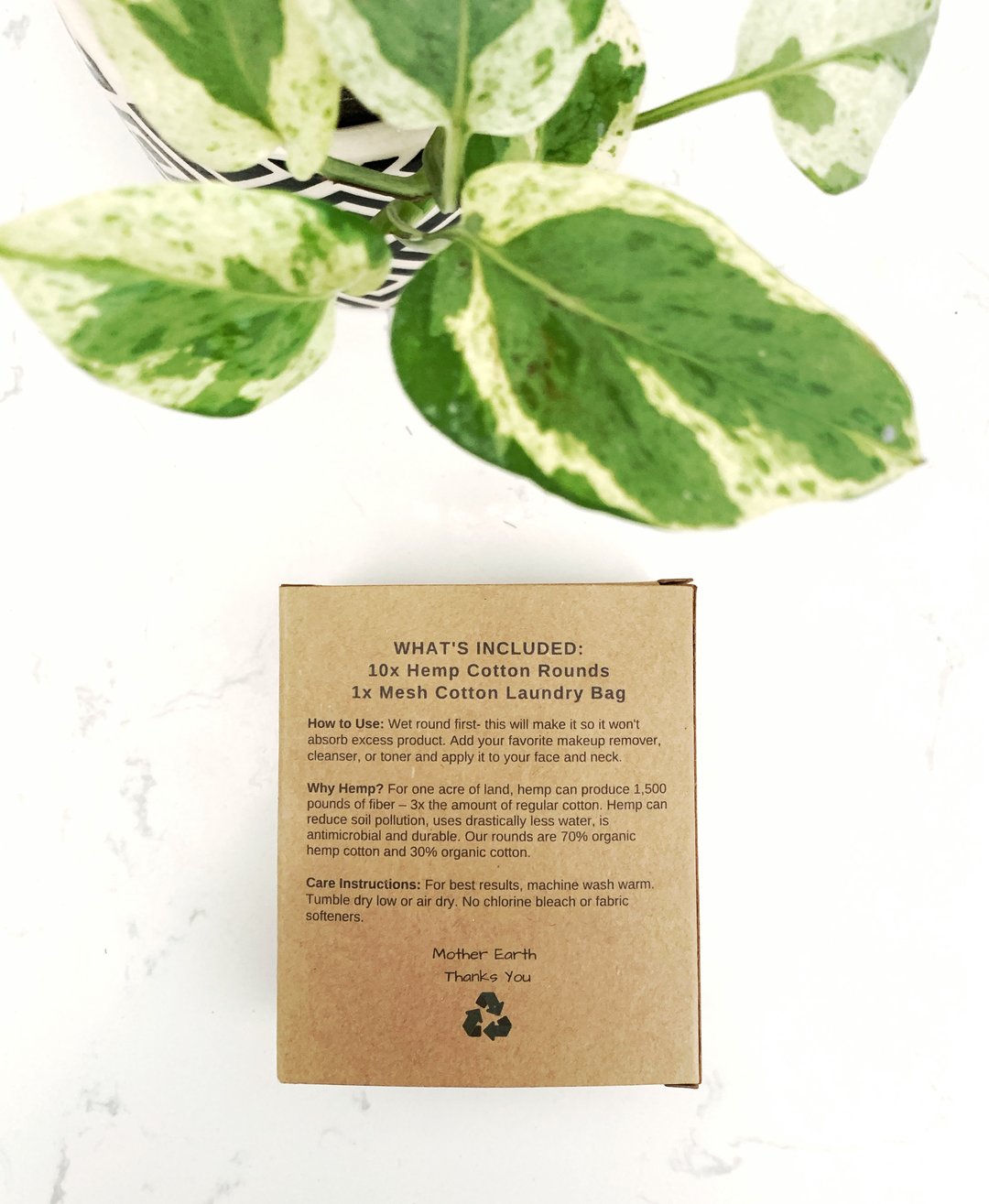 Reusable Hemp Cotton Rounds