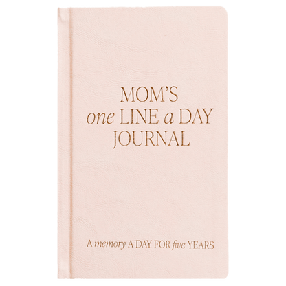 Mom's One Line A Day Leather Journal - AmethystFox