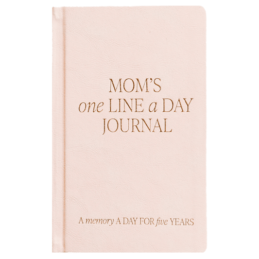 Mom's One Line A Day Leather Journal - AmethystFox