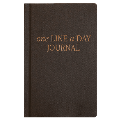 One Line A Day Fabric Journal - AmethystFox