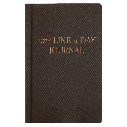 One Line A Day Fabric Journal - AmethystFox