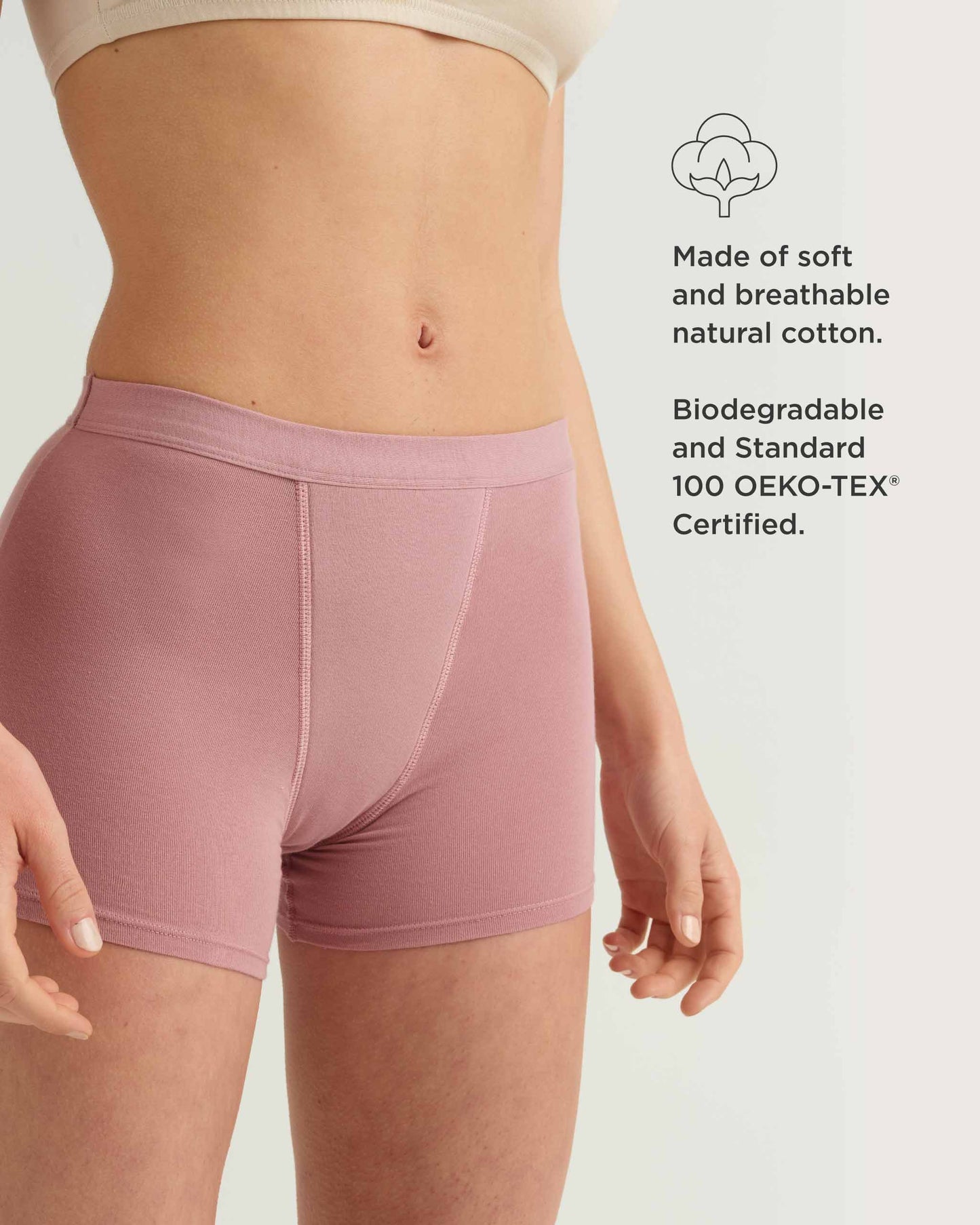 Leakproof Cotton Sleep Short