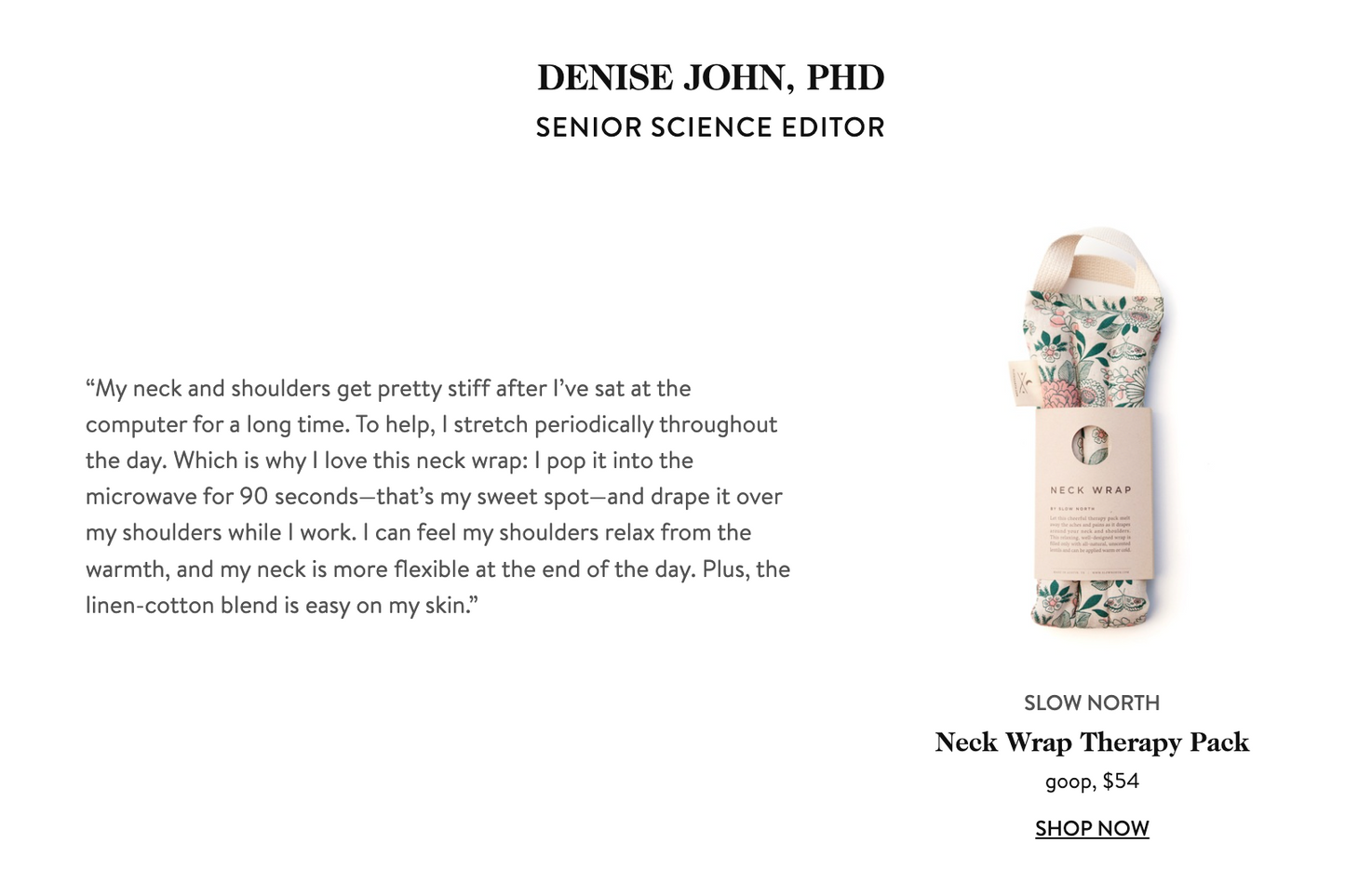 Hot & Cold Neck Wrap