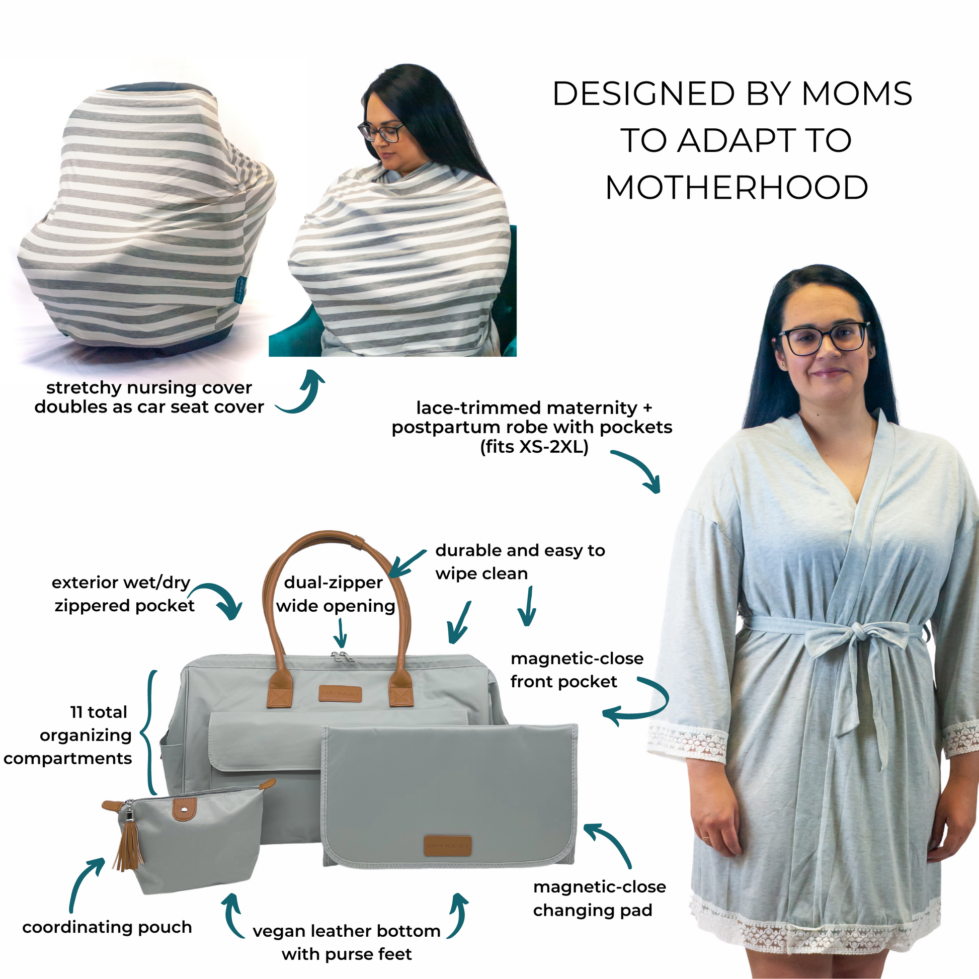 Pre-Packed Hospital Birth Bag: Fully Prepared - AmethystFox