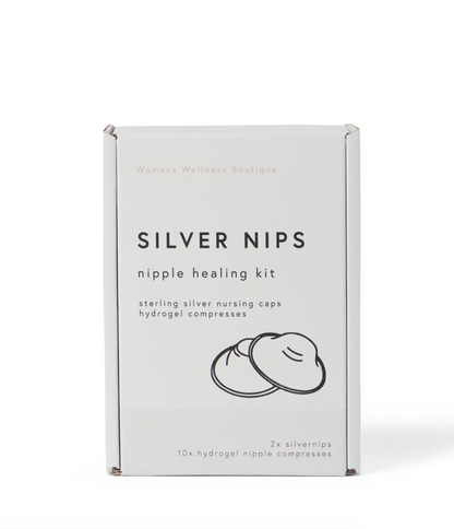 Nipple Care Kit with Silver Nursing Cups
