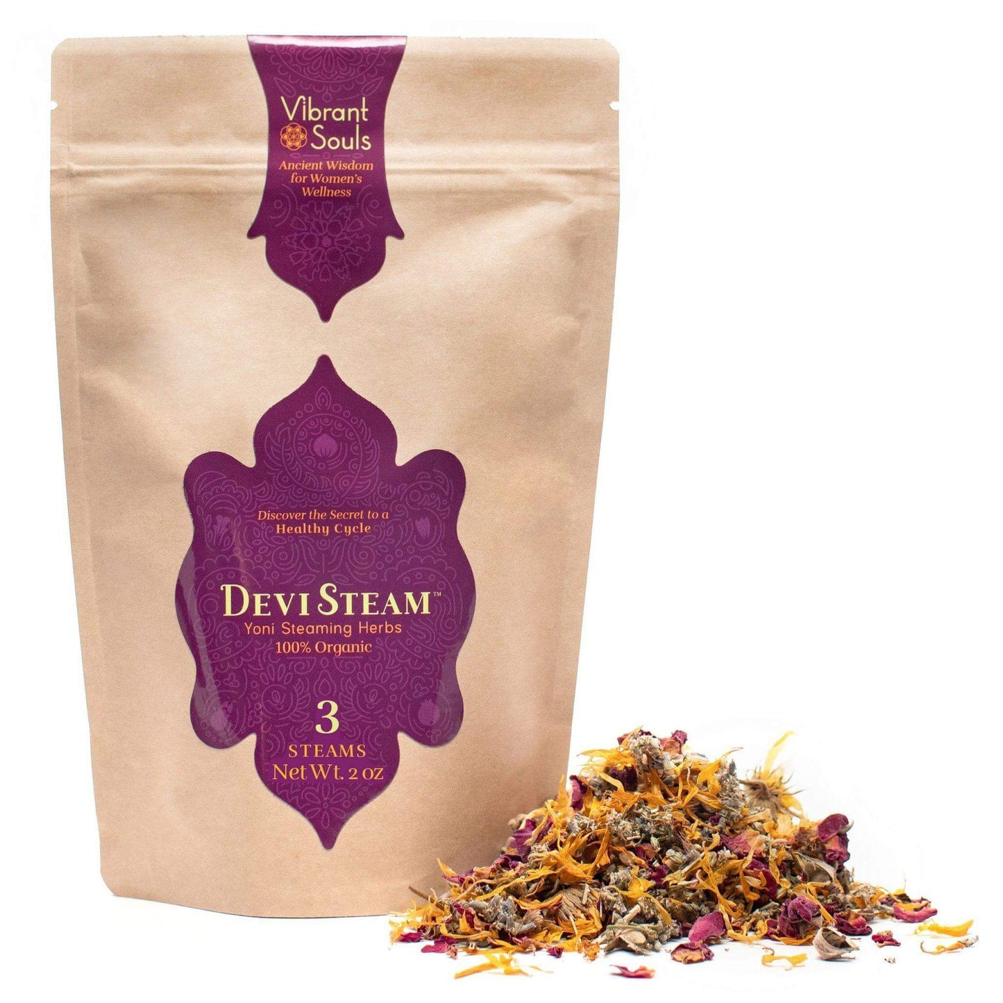 Devi Steam® Organic Yoni Steaming Herbs - AmethystFox