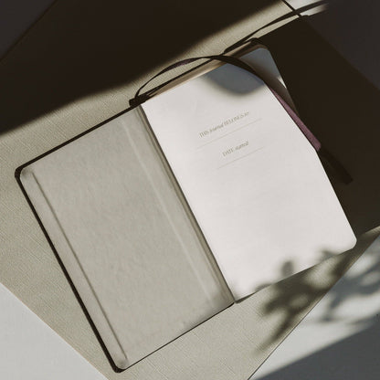 'One Line A Day' Fabric Journal (Black)