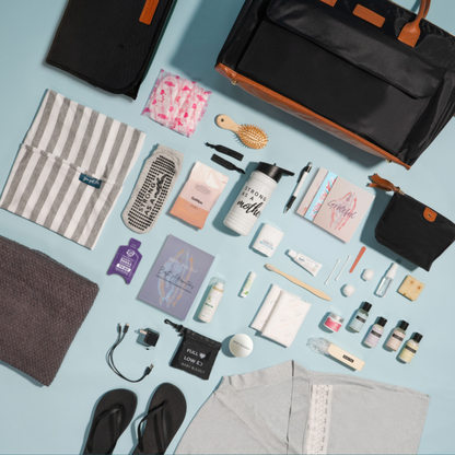 Pre-Packed Hospital Birth Bag: Fully Prepared - AmethystFox