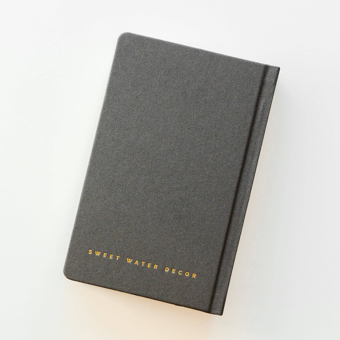 'One Line A Day' Fabric Journal (Black)