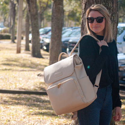 The Hands-free Diaper Bag: Backpack - AmethystFox