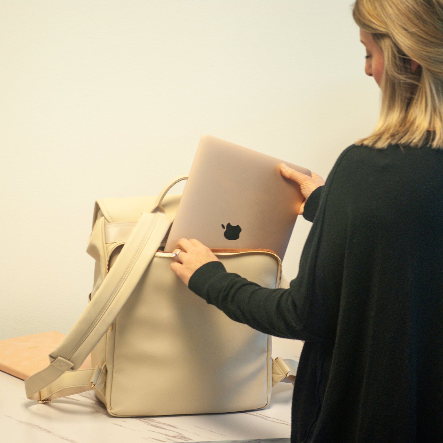 The Hands-free Diaper Bag: Backpack - AmethystFox