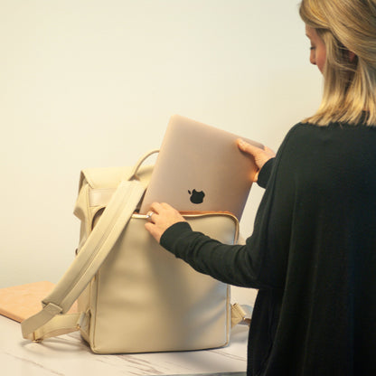 The Hands-free Diaper Bag: Backpack - AmethystFox