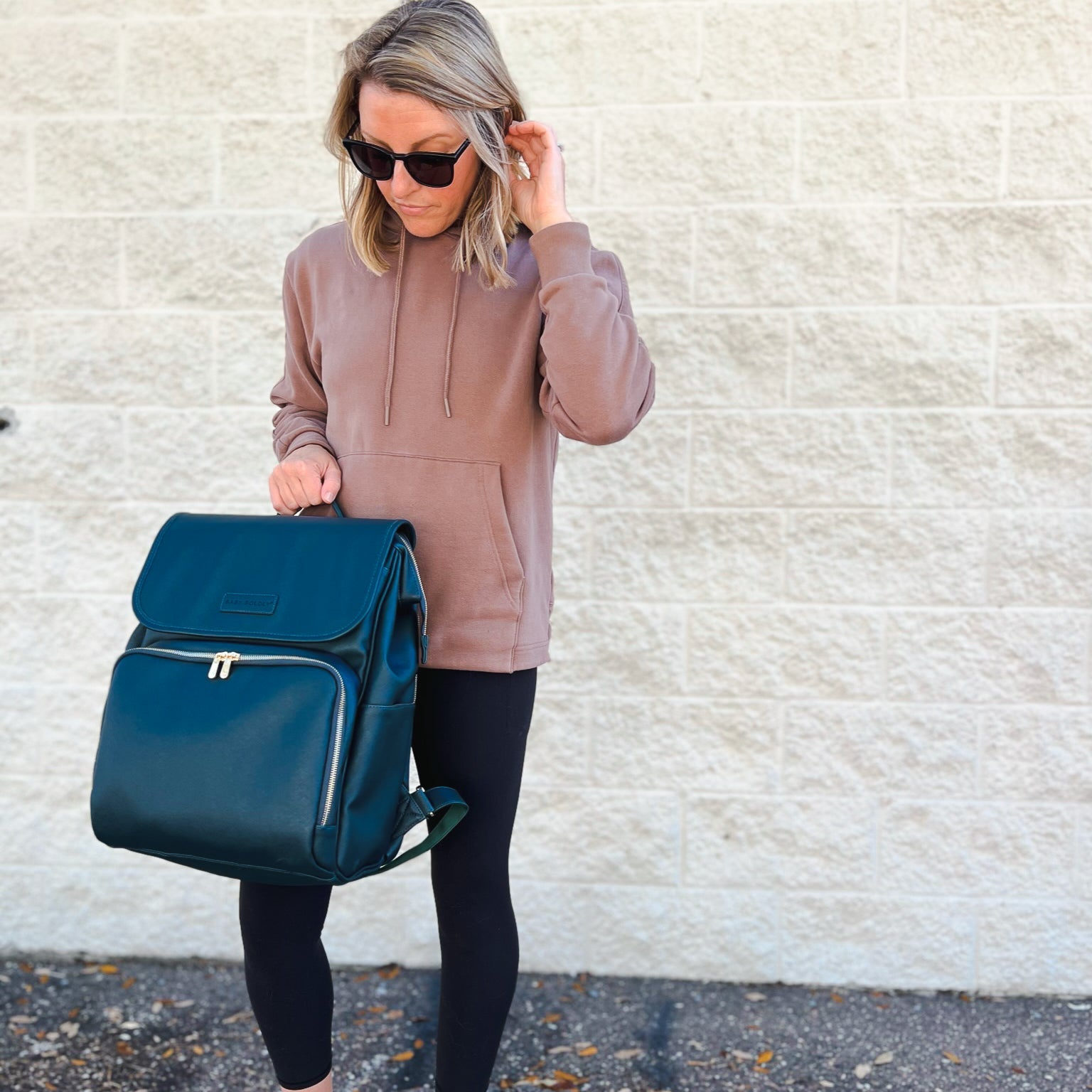 The Hands-free Diaper Bag: Backpack - AmethystFox