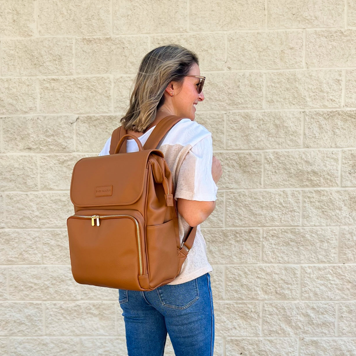 The Hands-free Diaper Bag: Backpack - AmethystFox