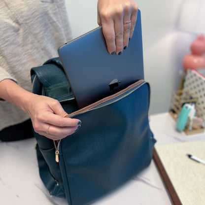 The Hands-free Diaper Bag: Backpack - AmethystFox